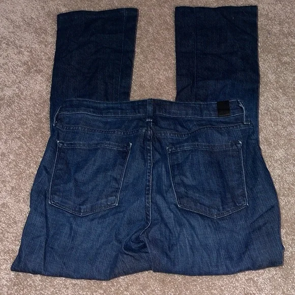 Vince Women's High Rise Jeans - Dark Blue - Picture 7 of 8